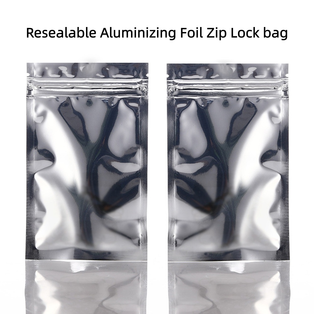 Ziploc Food Storage - Shinny Silver Aluminizing Foil Zip Lock