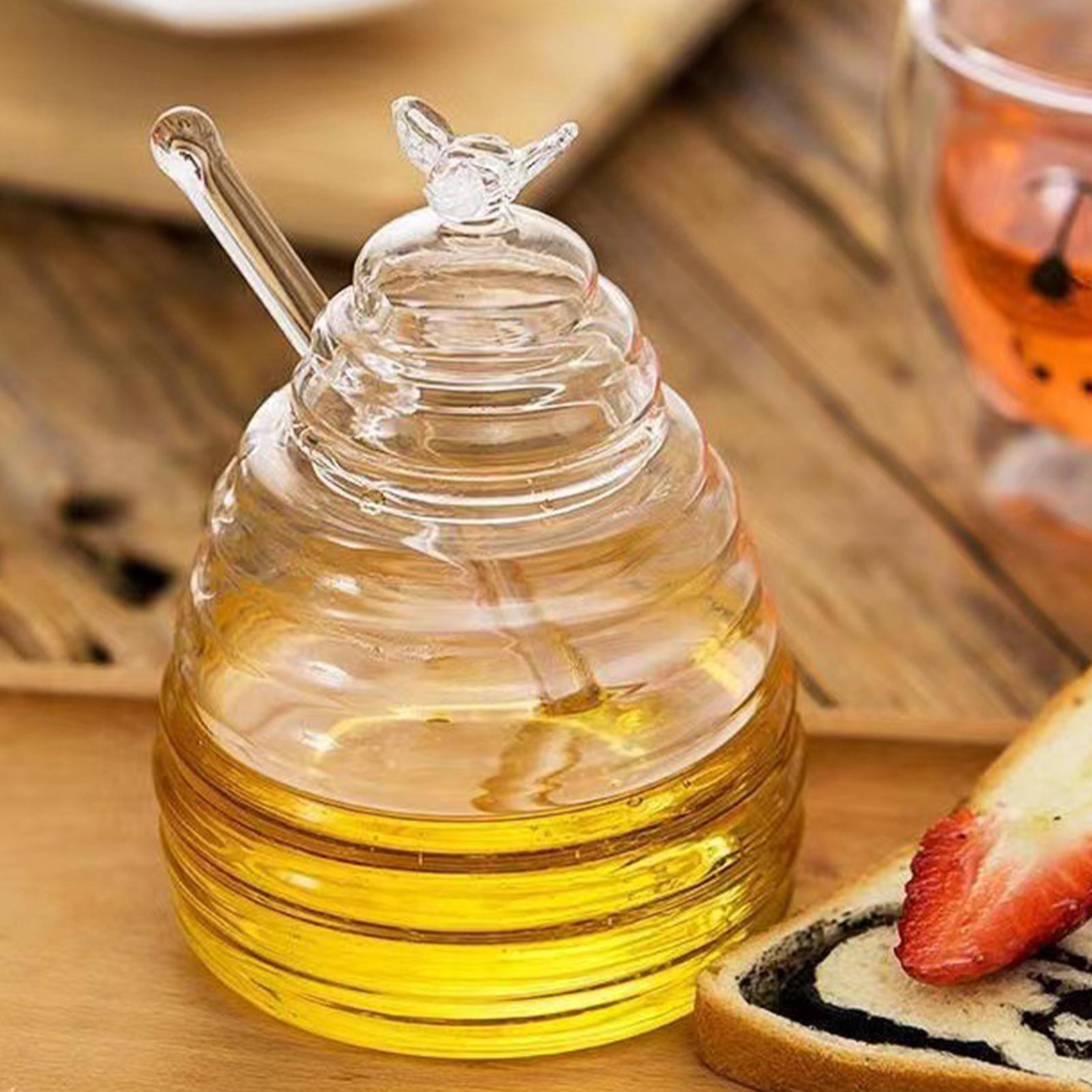 Food Storage 30 Years - Honey Jar with Lid Glass Honey