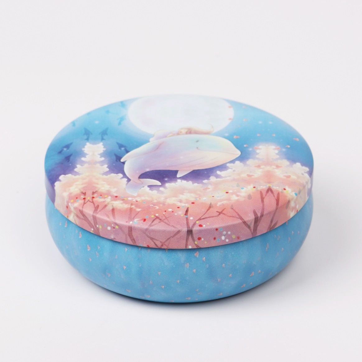 Food Storage Drawing - 3PC Cartoon Dream Whale Large Round