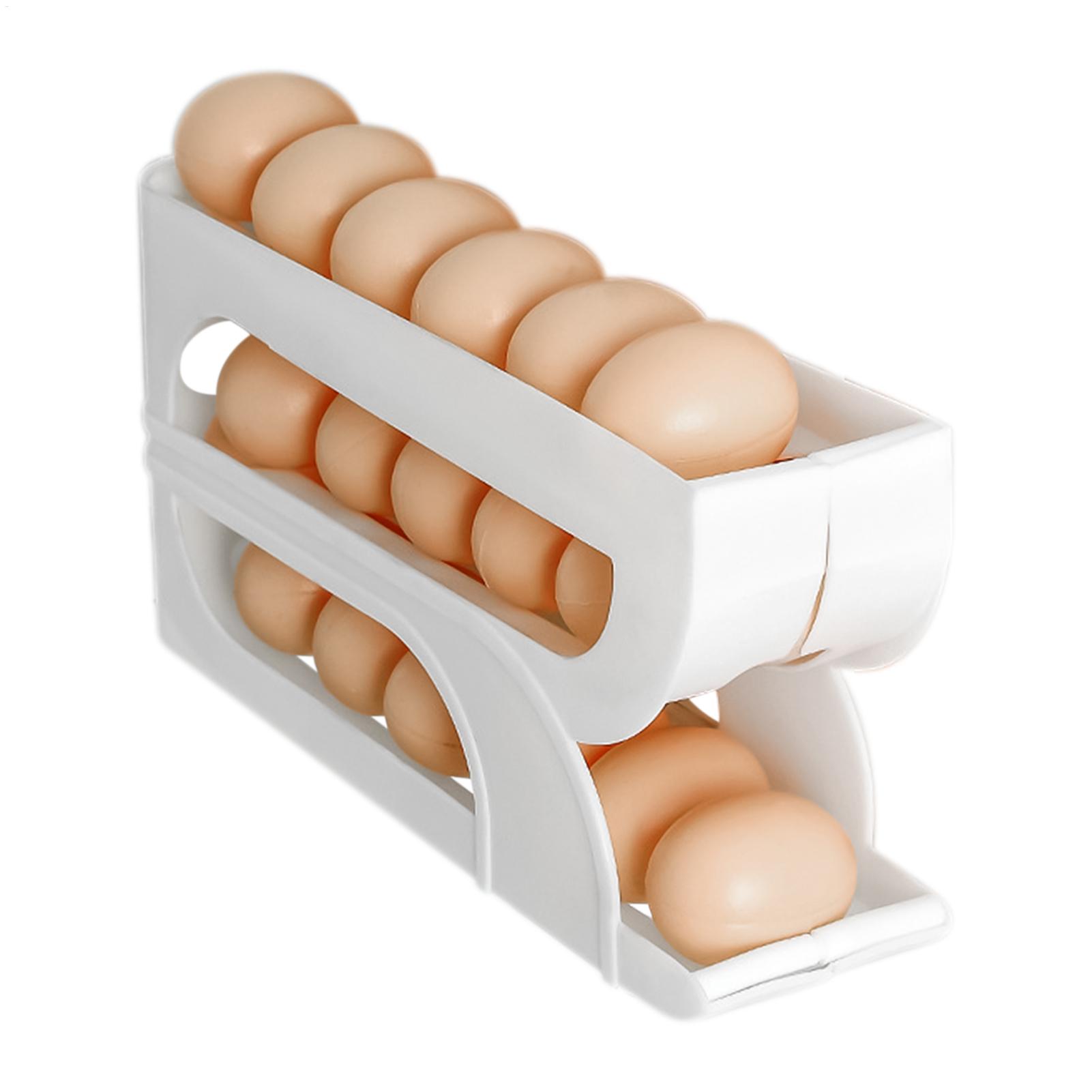 Food Storage Organiser - Automatic Egg Roller New Household Kitchen