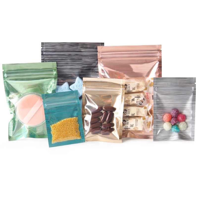 Food Storage Drawing - 2000Pcs/Lot 4 Size Reclosable Aluminum Foil