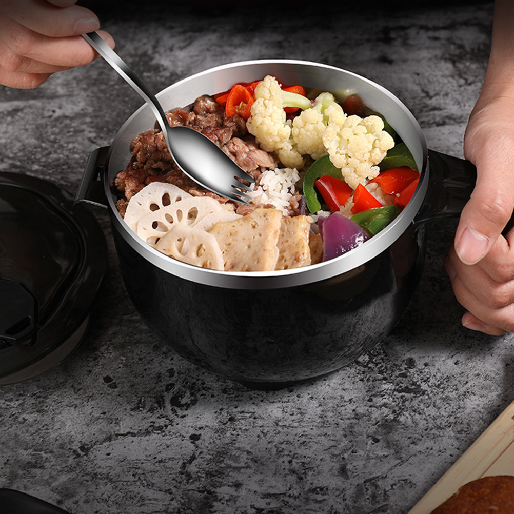 Food Storage Stainless Steel - 1Set Stainless Steel Noodles Bowl 1200Ml