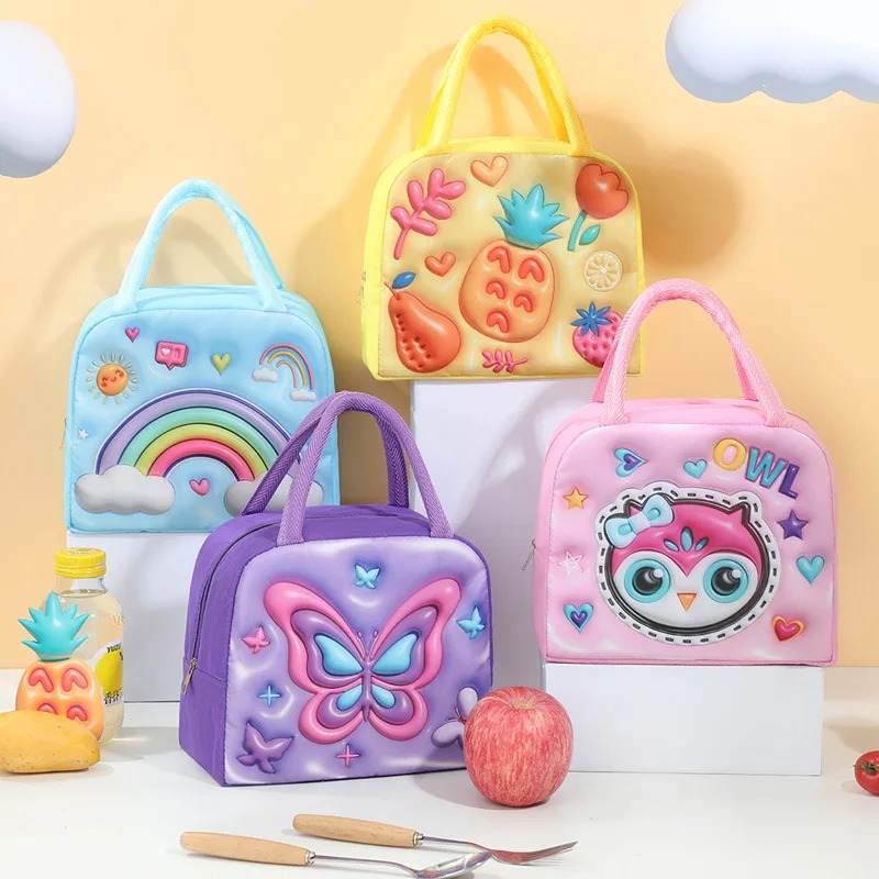 Food Storage System - Children's Lunch Box Bag 3D Cartoon