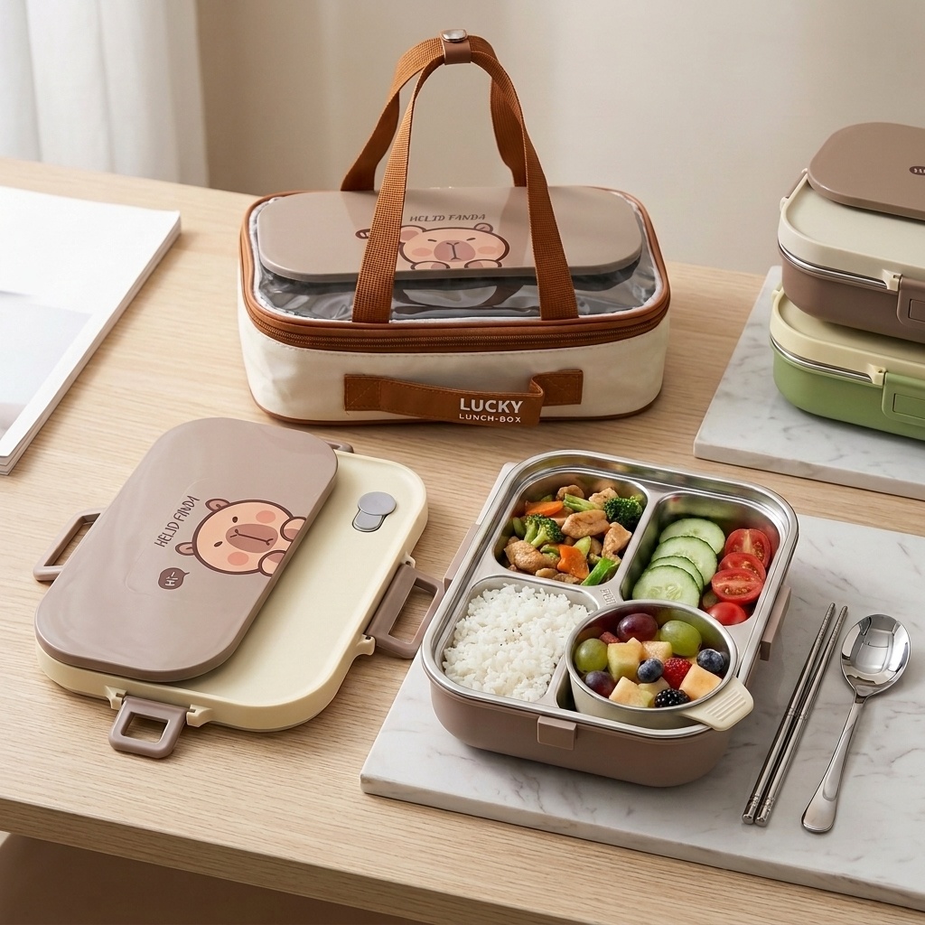Food Storage 30 Years - 304 Stainless Steel Bento Lunch Box