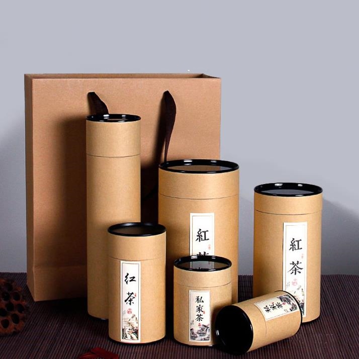 Food Storage Drawing - Tea Packaging Tube Box Drawing Tube