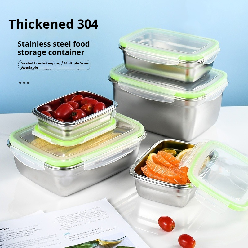 Food Storage Stainless Steel - 304 Stainless Steel Lunch Box Set