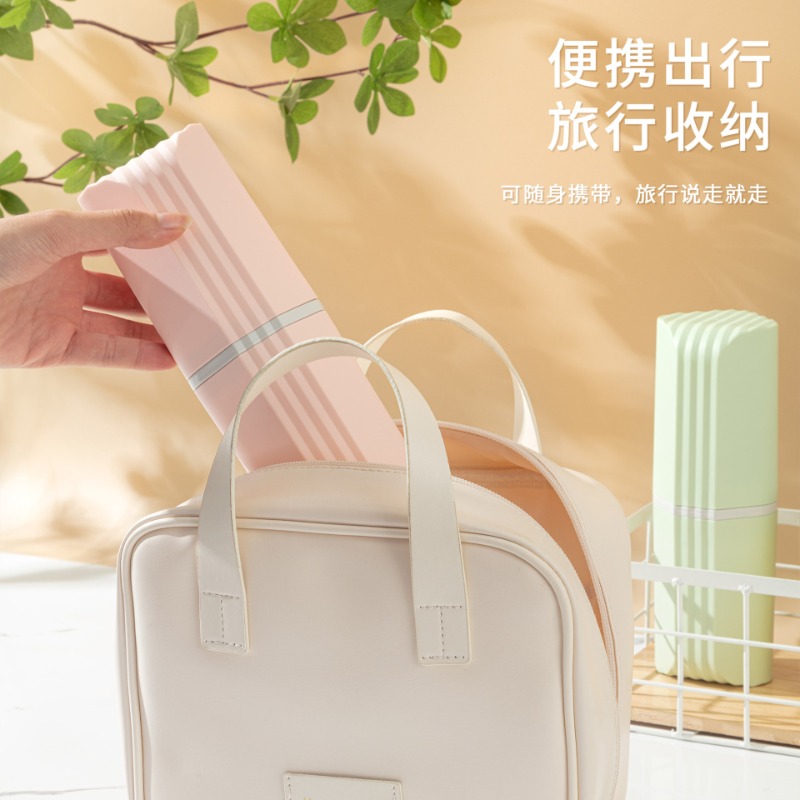Food Storage Camping - Solid Color Travel Toothbrush Holder with