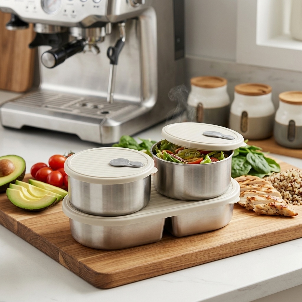 Food Storage 30 Years - Microwave Safe 304 Stainless Steel Lunch