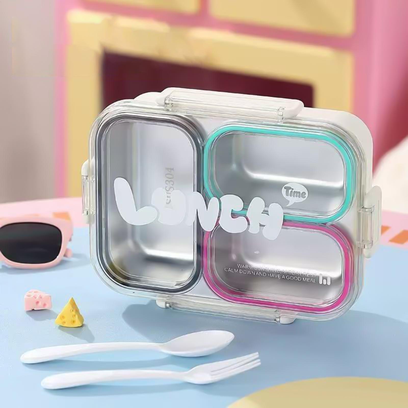 Food Storage 30 Years - Microwavable 304 Stainless Steel Bento Box