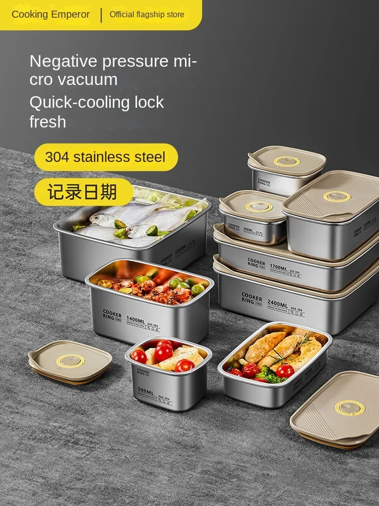 Food Storage Box Stainless Steel - COOKER KING 304 Food Grade Stainless