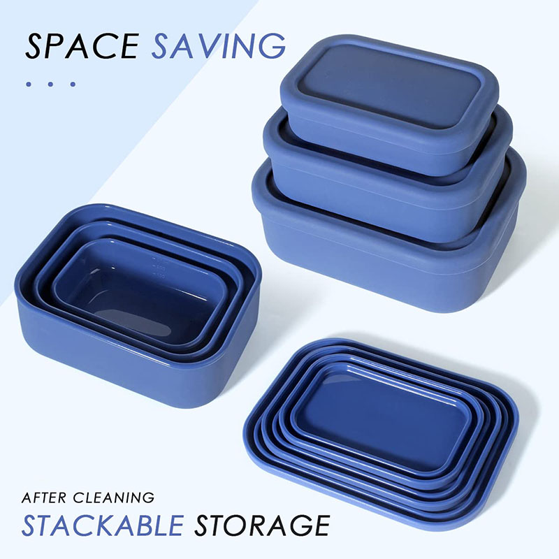 Food Storage System - Leak-Resistant Bento Lunch Box Reusable BPA-Free