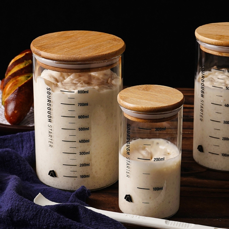 Food Storage Practices - Sourdough Proofing Jar Kitchen Baking Accessory