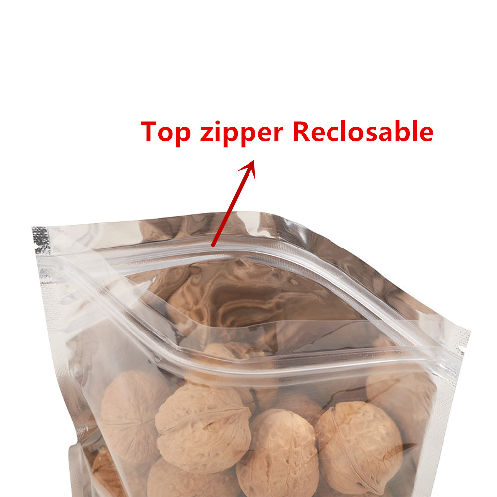 100pcs One Side Transparent Al - огляд і ціна Ziploc Food Storage