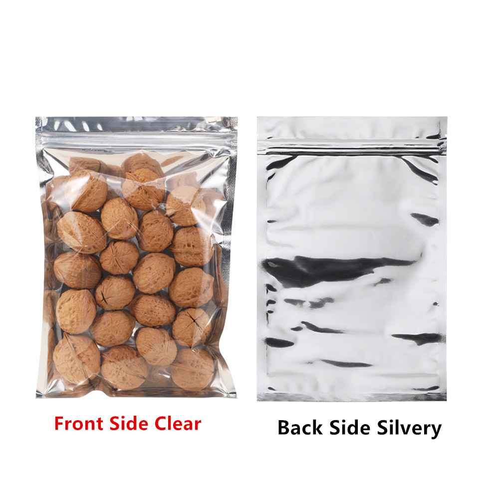 100pcs One Side Transparent Al - огляд і ціна Ziploc Food Storage
