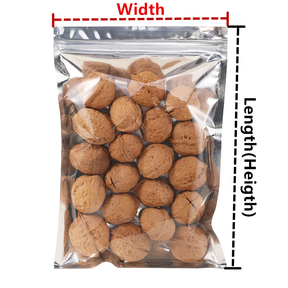 100pcs One Side Transparent Al - огляд і ціна Ziploc Food Storage