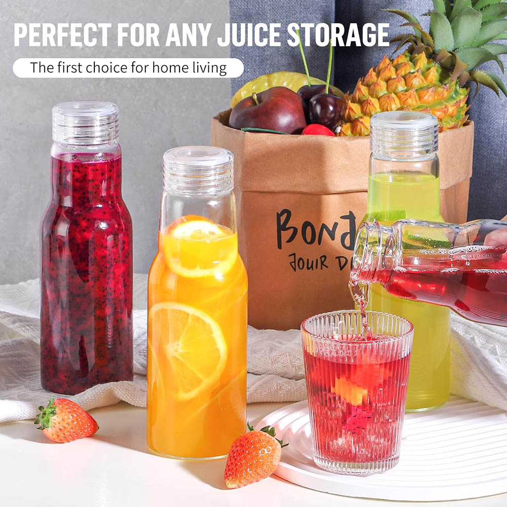 17oz Glass Bottles with Lids,  - огляд і ціна Food Storage 30 Years