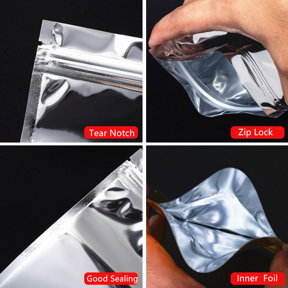 Shinny Silver Aluminizing Foil - огляд і ціна Ziploc Food Storage