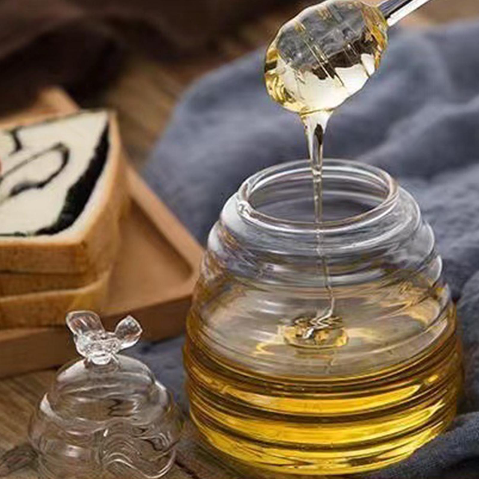 Honey Jar with Lid Glass Honey - огляд і ціна Food Storage 30 Years