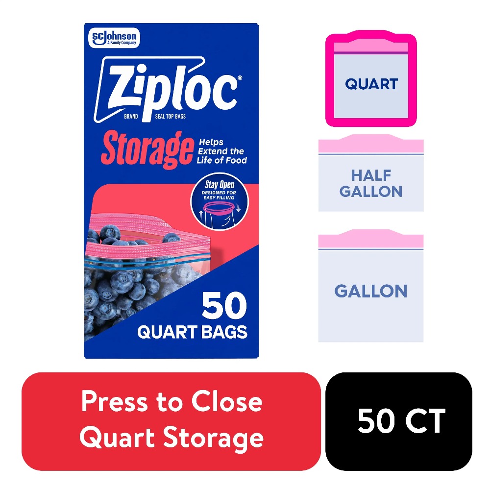 Ziploc Brand Food Storage Bags - огляд і ціна Ziploc Food Storage