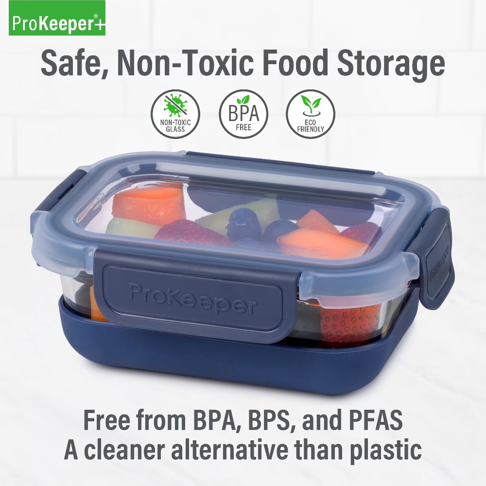 2 Pack 1.6 Cup Glass Food Stor - огляд і ціна Food Storage Stackable Containers