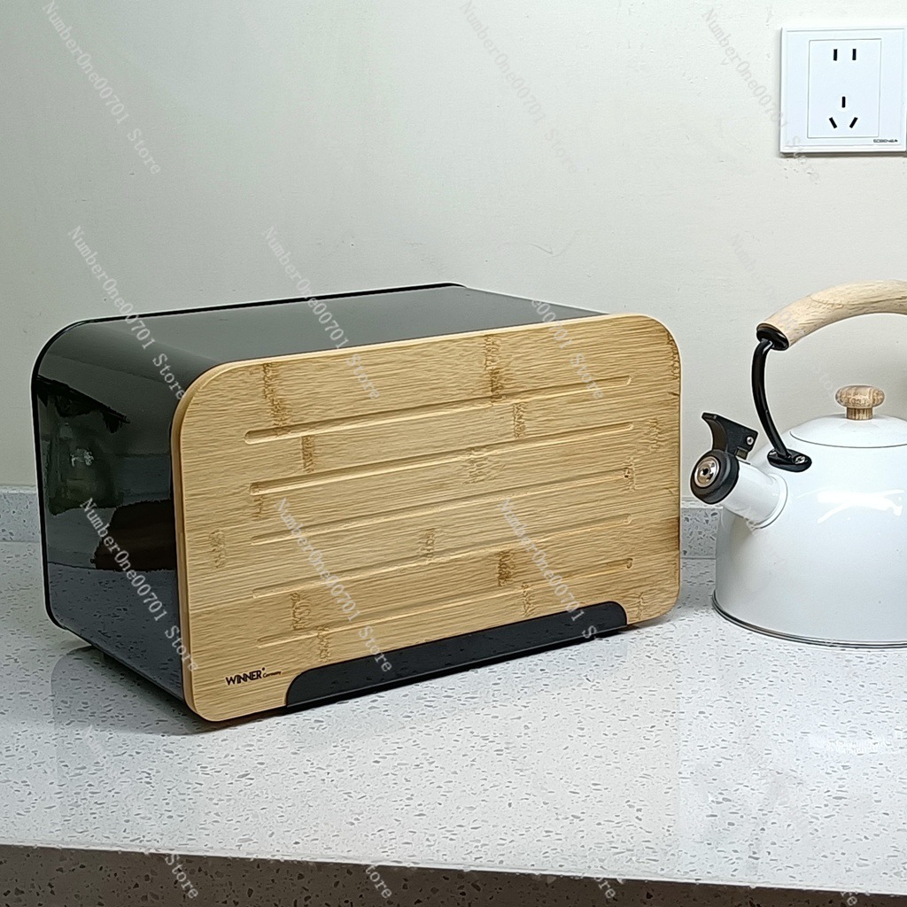 Kitchen Bread Box with Bamboo  - огляд і ціна Bread Box Bamboo