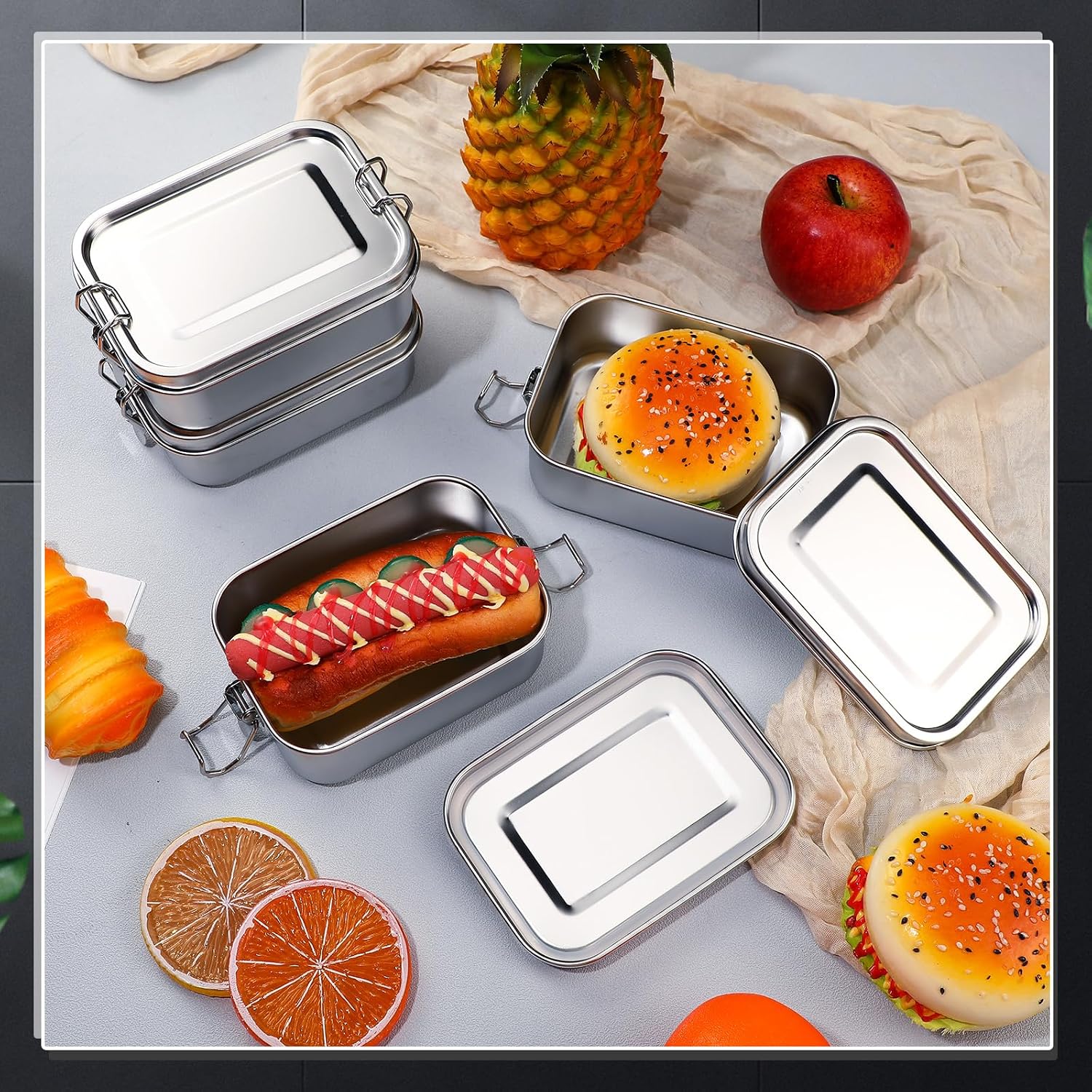 Stainless Steel Food Storage C - огляд і ціна Food Storage Organiser