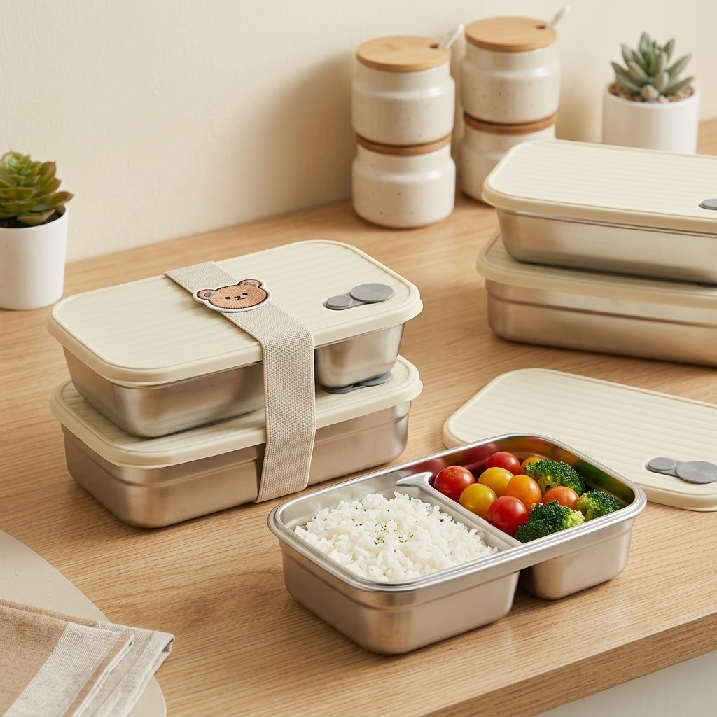 Stainless Steel Bento Box Meta - огляд і ціна Food Storage 30 Years