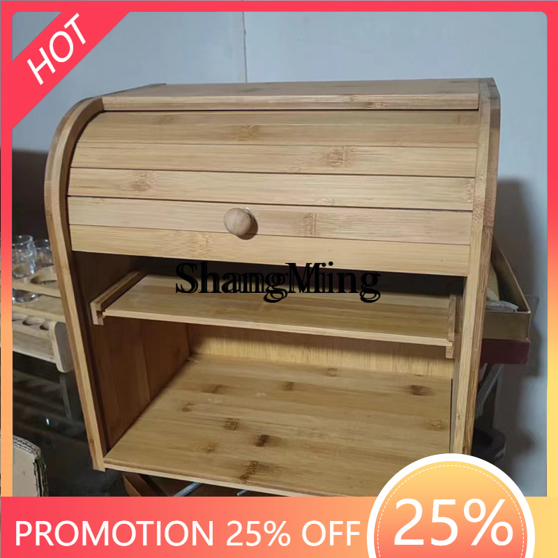 SM Household Bamboo Bread Stor - огляд і ціна Bread Box Bamboo