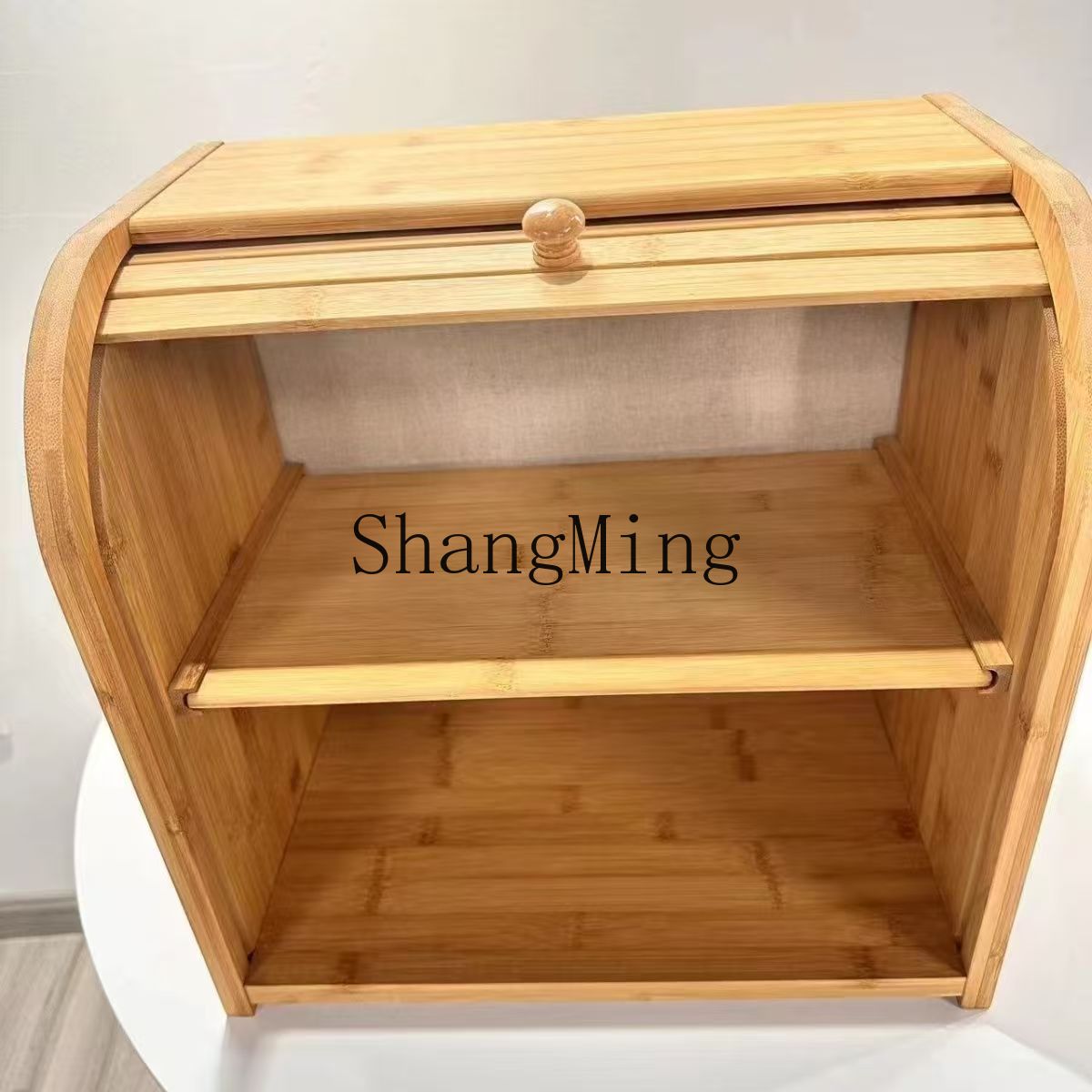 SM Household Bamboo Bread Stor - огляд і ціна Bread Box Bamboo