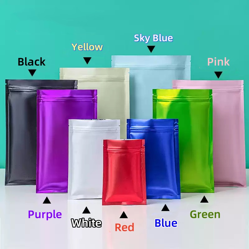 100 pcs Colorful Top Feed Foil - огляд і ціна Ziploc Food Storage
