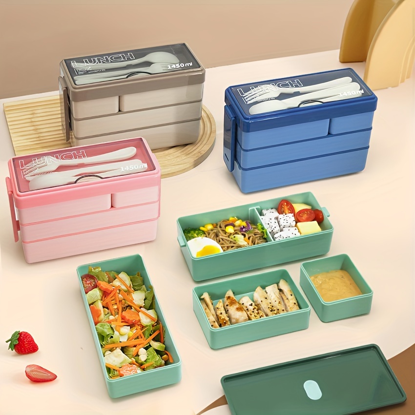 1450ML Bento Lunch Box Large C - огляд і ціна Food Storage Stackable Containers