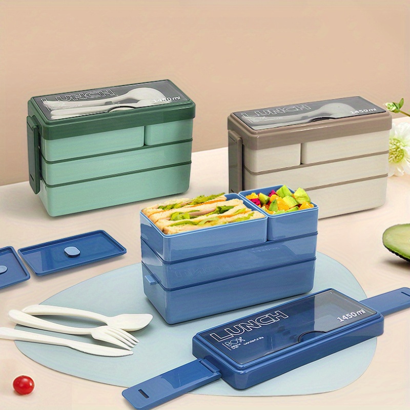 1450ML Bento Lunch Box Large C - огляд і ціна Food Storage Stackable Containers