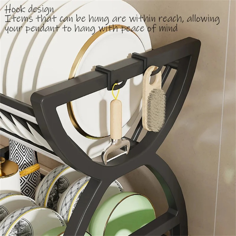 2 Tier Dish Drying Rack Kitche - огляд і ціна Food Storage Organiser