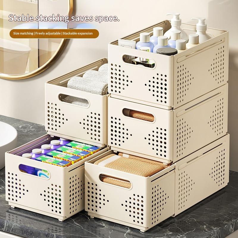●Retractable Plastic Cabinet S - огляд і ціна Stackable Pantry Bin