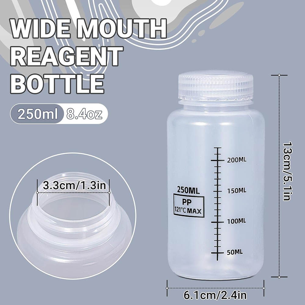 8oz/250ml Wide Mouth Plastic B - огляд і ціна Food Storage 30 Years