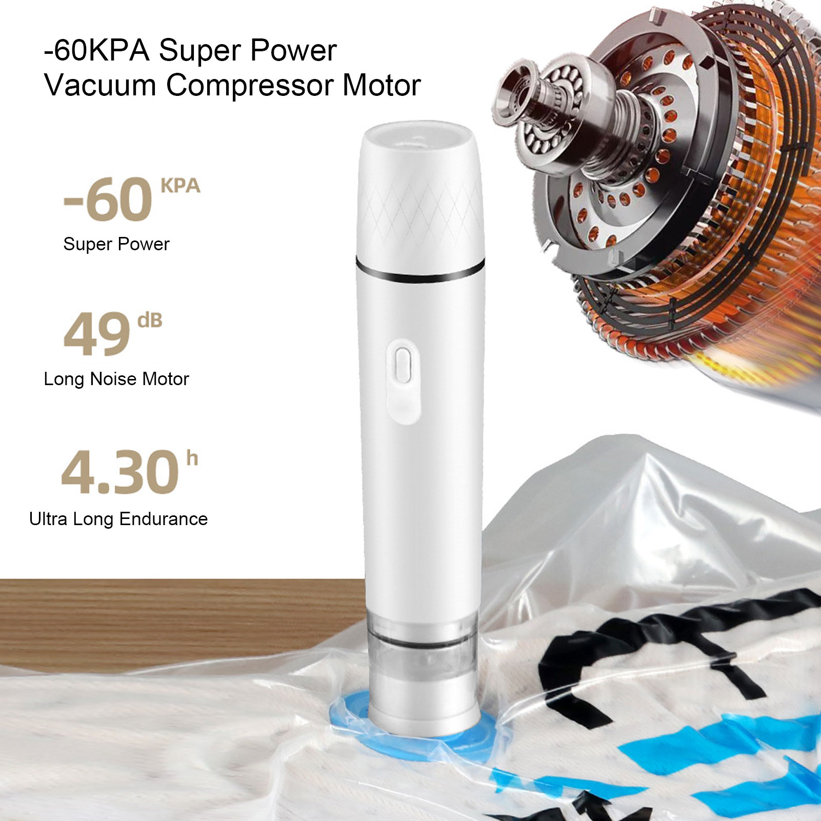 Electric Air Pump Handheld Vac - огляд і ціна Food Storage Vacuum Pump
