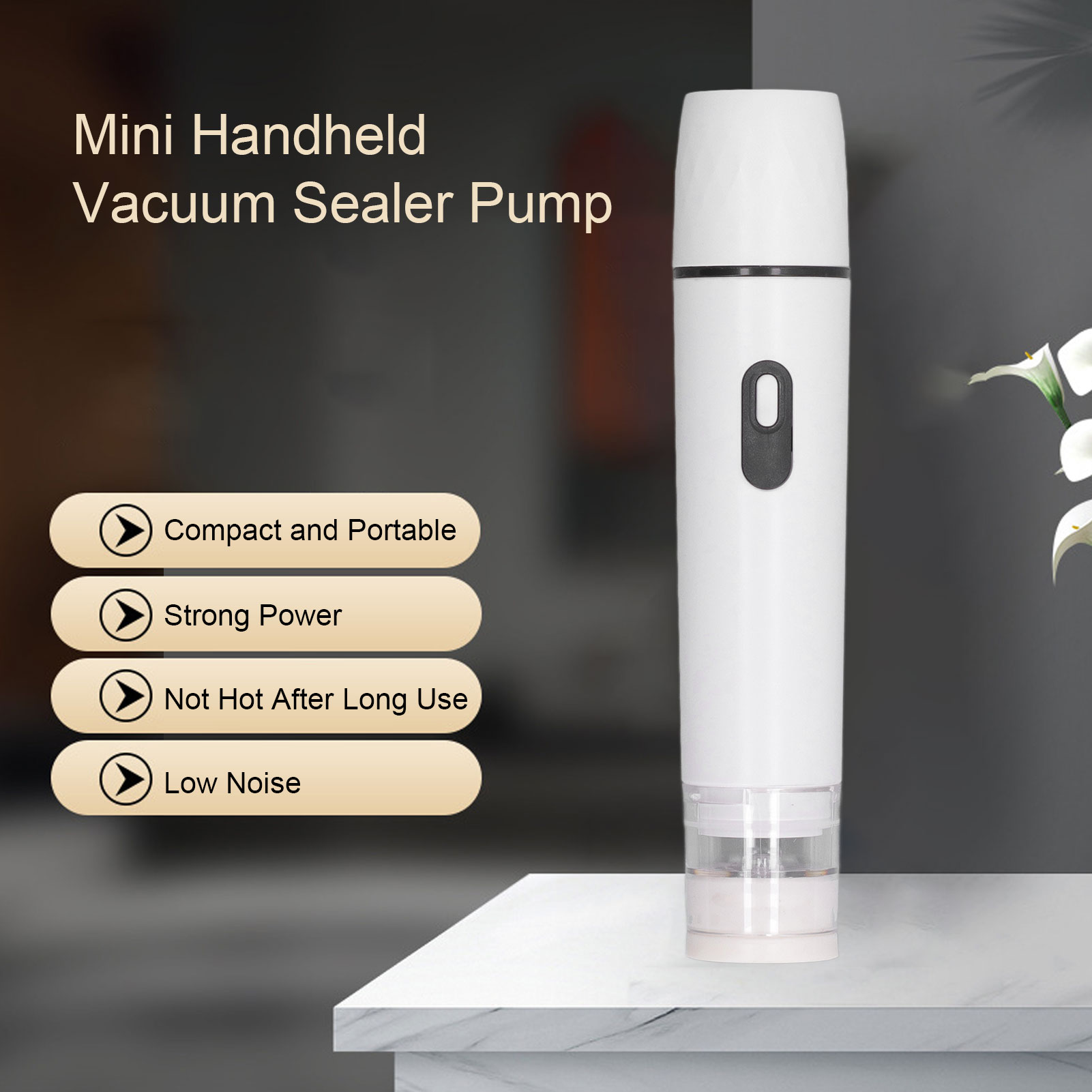 Electric Air Pump Handheld Vac - огляд і ціна Food Storage Vacuum Pump