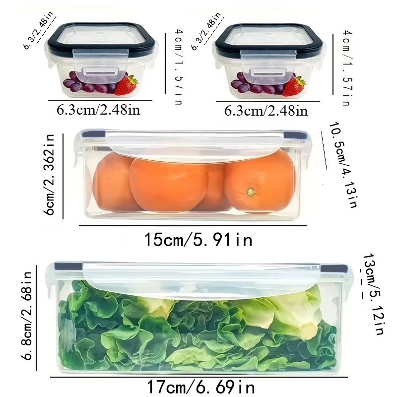 8Pcs Set Includes 4 Containers - огляд і ціна Food Storage Camping