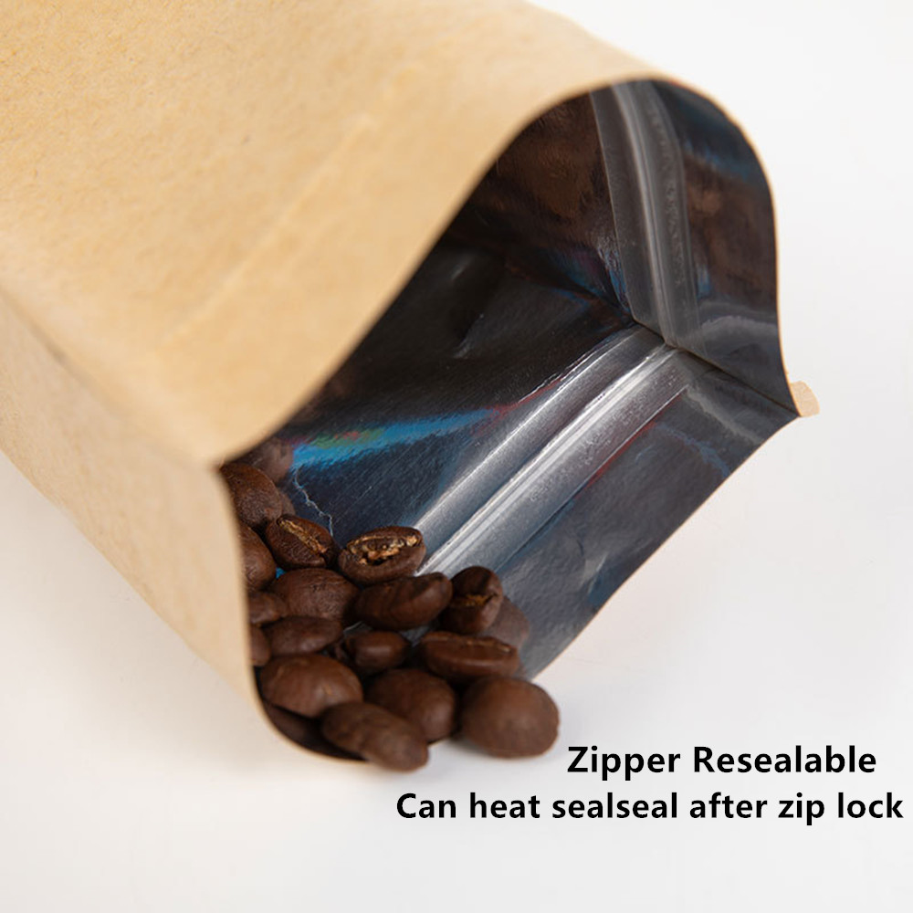 100pcs Resealable Brown Stand  - огляд і ціна Ziploc Food Storage
