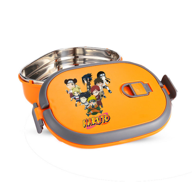 Anime Naruto Boy Lunch Boxes M - огляд і ціна Food Storage Box Stainless Steel