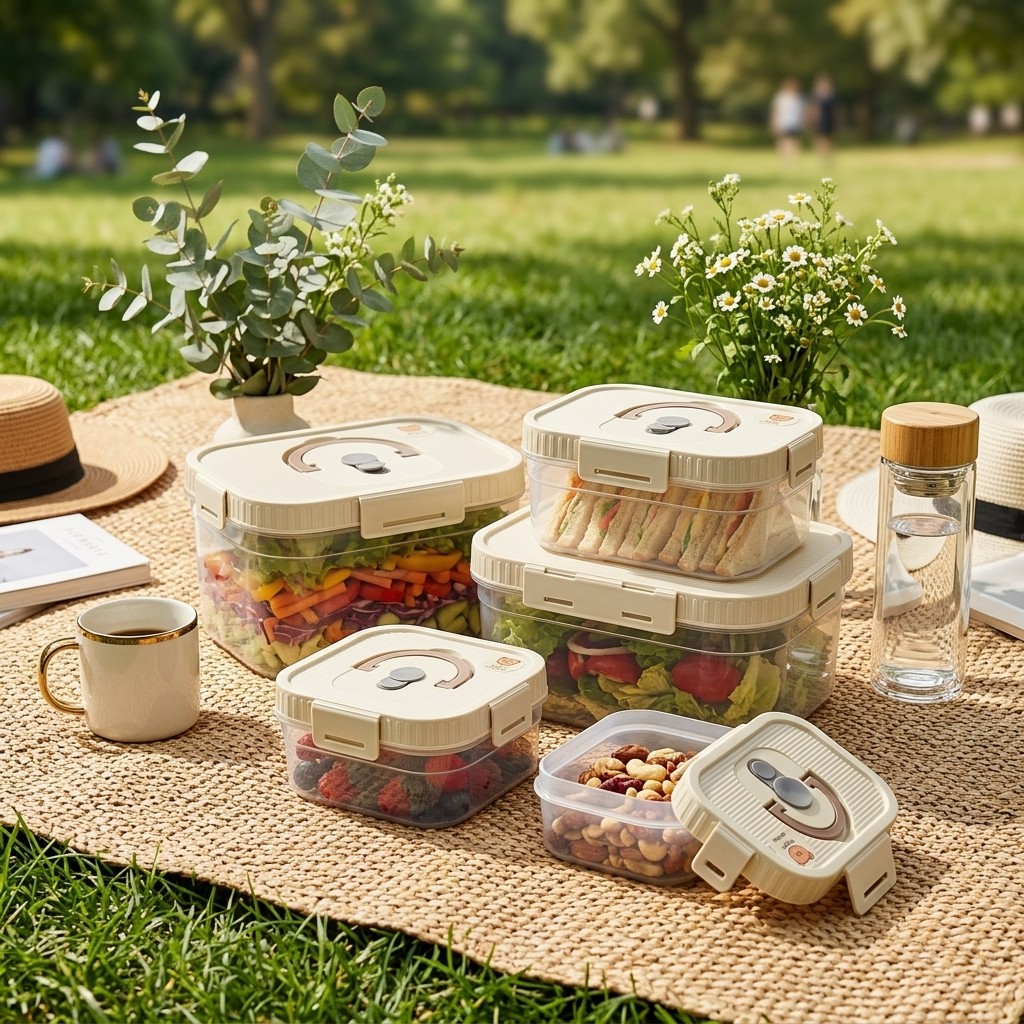 Stackable Food Storage Contain - огляд і ціна Food Storage Stackable Containers
