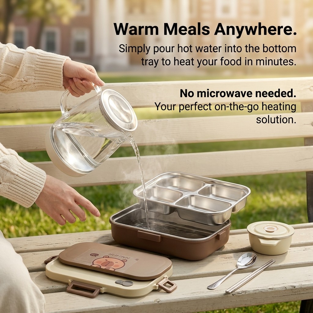 304 Stainless Steel Bento Lunc - огляд і ціна Food Storage 30 Years