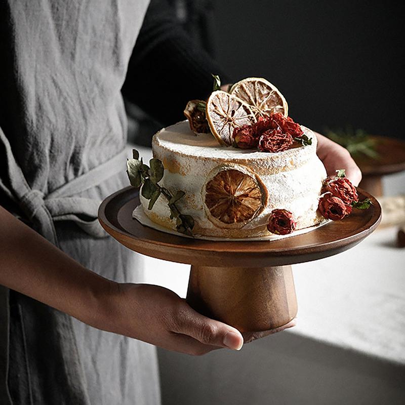 Wooden Cake Plate Footed Refre - огляд і ціна Food Storage Practices