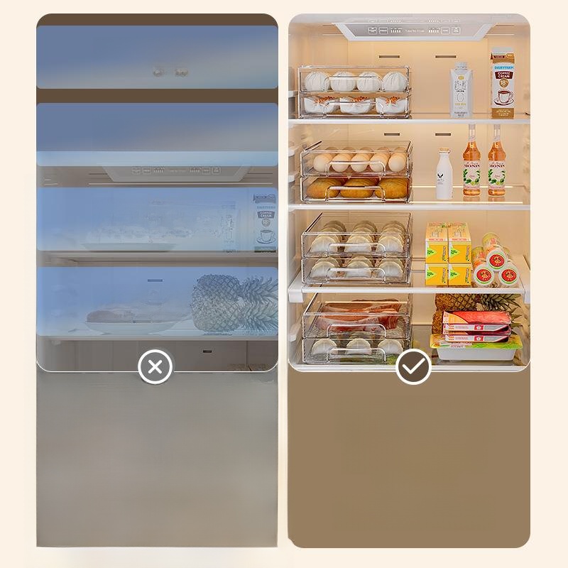 Draw-Type Fridge Storage Box D - огляд і ціна Food Storage Drawing
