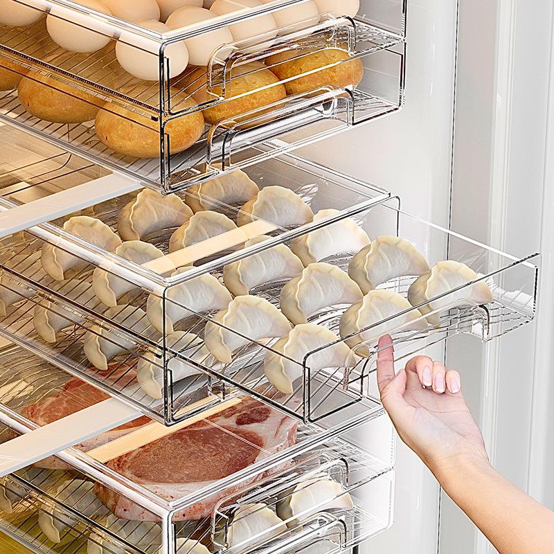 Draw-Type Fridge Storage Box D - огляд і ціна Food Storage Drawing