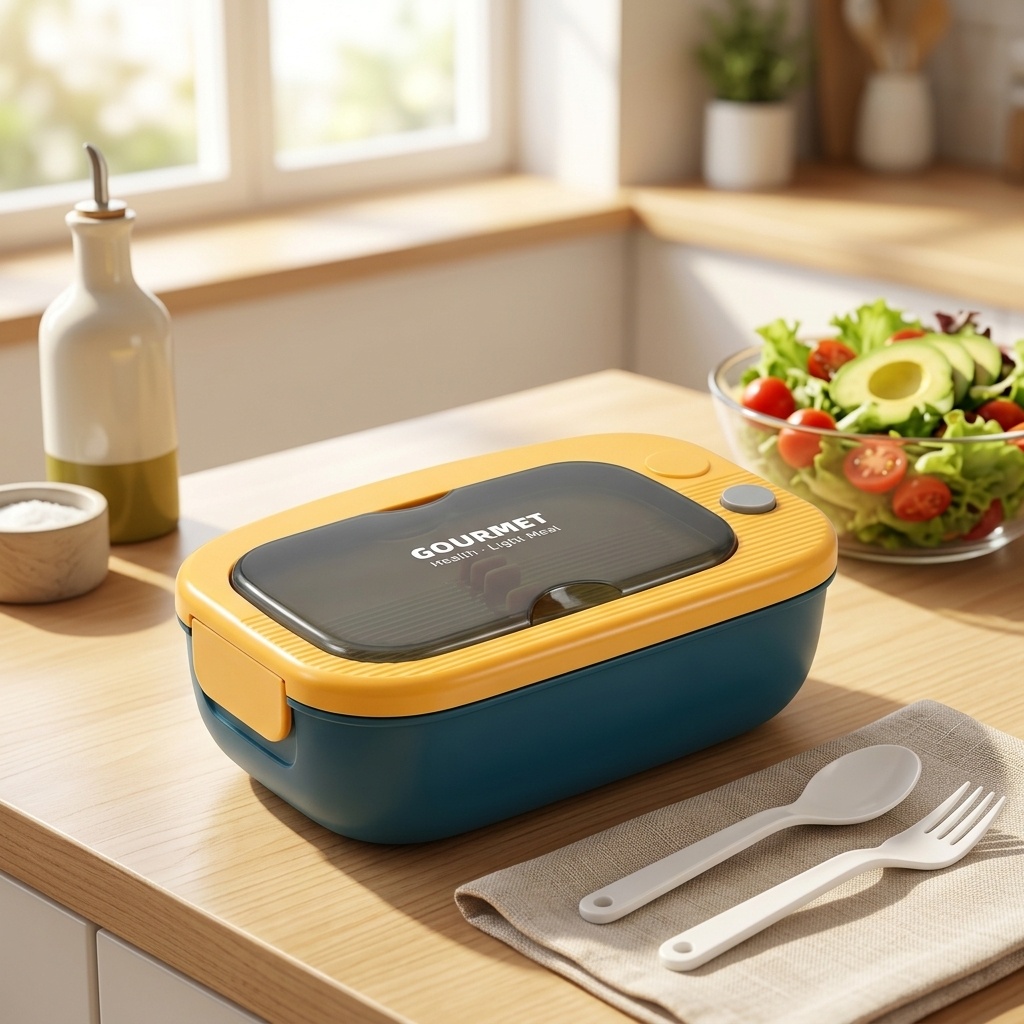 Plastic Bento Lunch Box 2 Comp - огляд і ціна Food Storage 30 Years