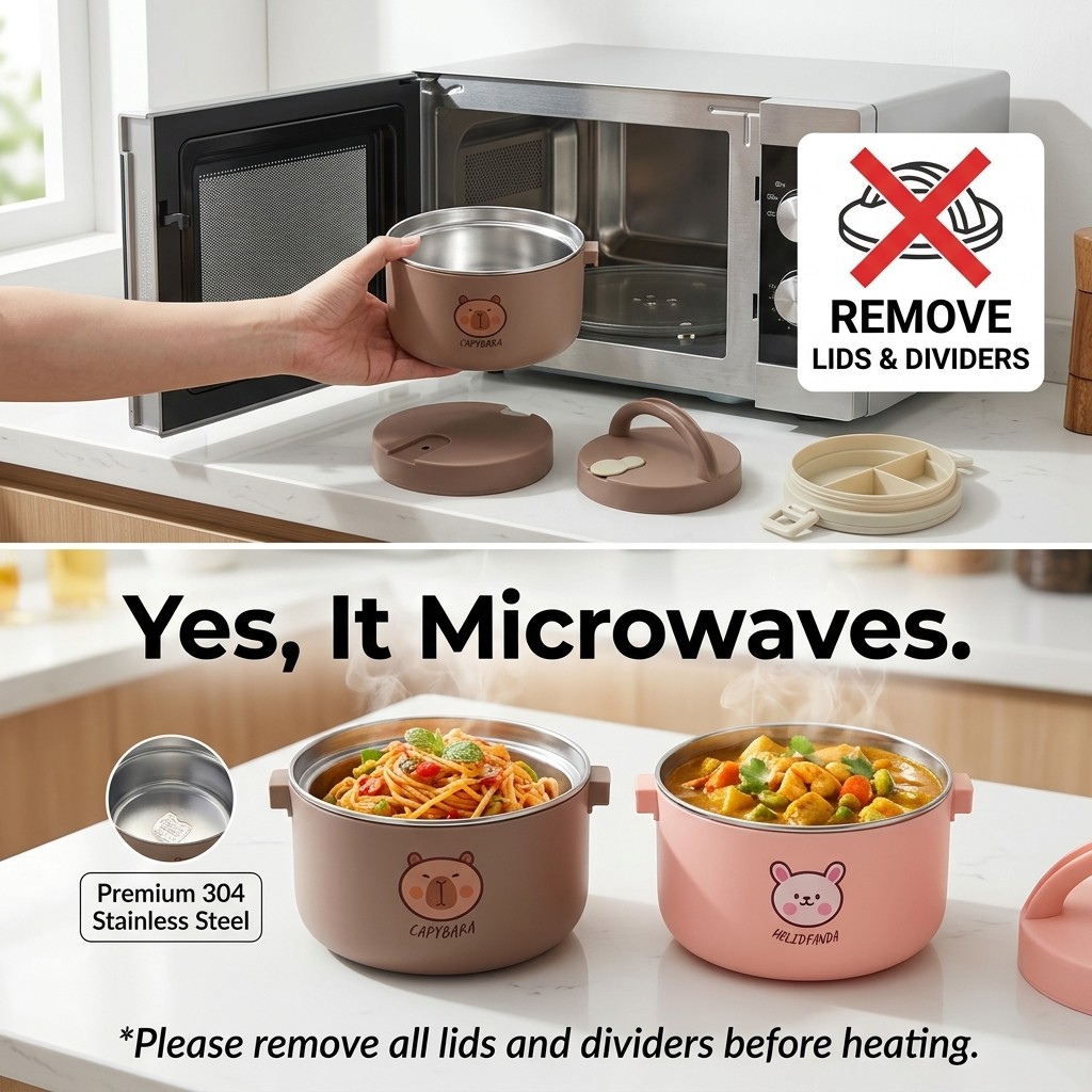 304 Stainless Steel Thermal Lu - огляд і ціна Food Storage 30 Years