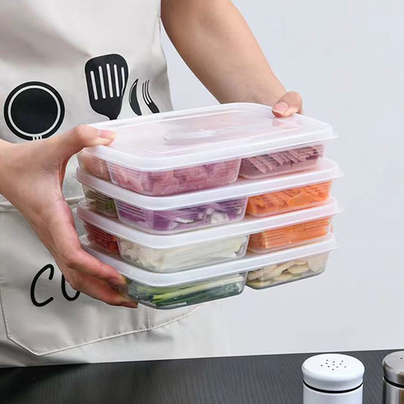 New【4 Grids Plastic Storage Bo - огляд і ціна Food Storage System