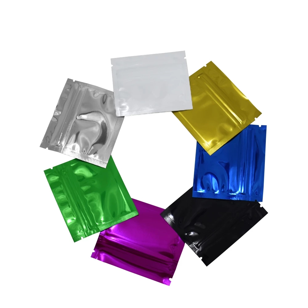 100Pcs Colorful Glossy Aluminu - огляд і ціна Ziploc Food Storage