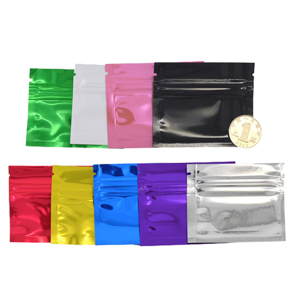 100Pcs Colorful Glossy Aluminu - огляд і ціна Ziploc Food Storage